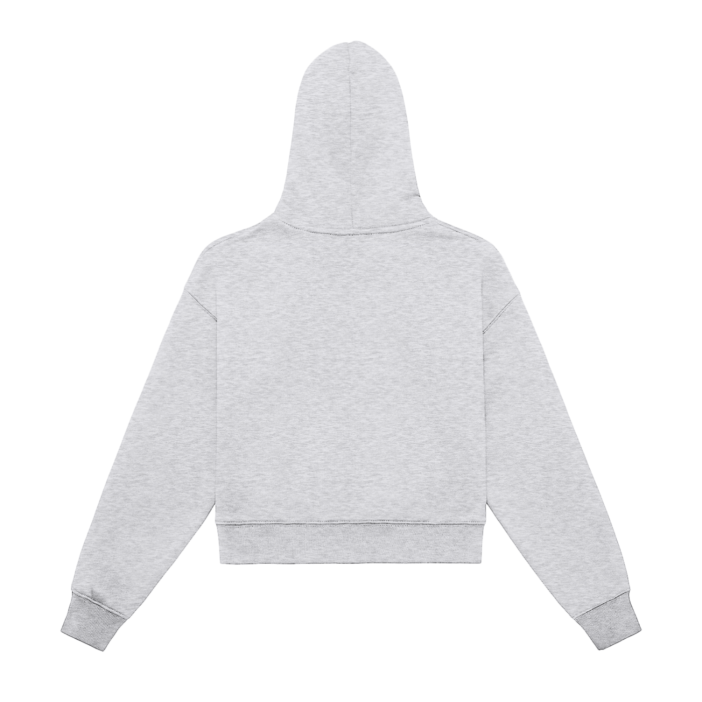 Soft Fleeced Zip-Up Cropped Hoodie