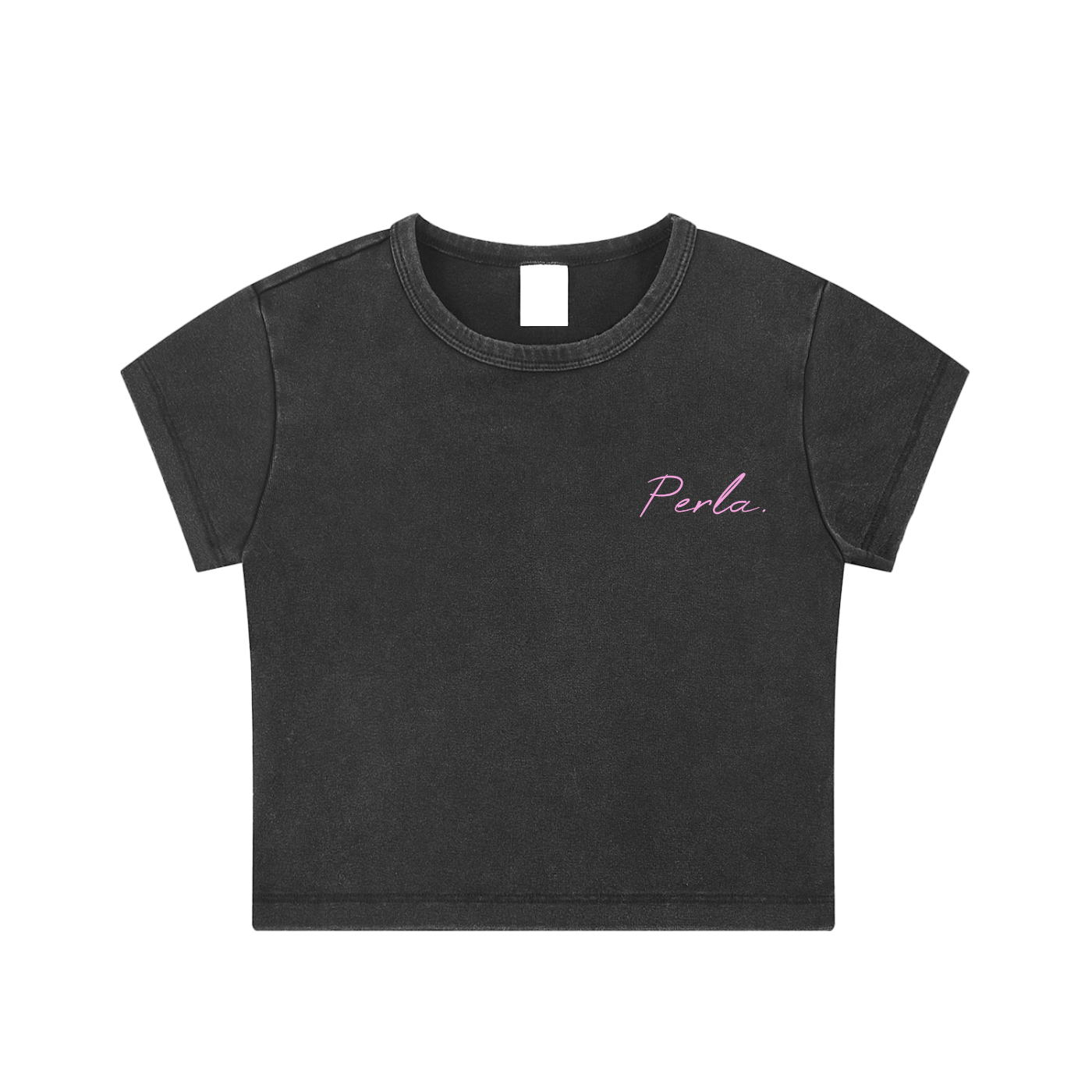 Soft & Stylish Snow-Washed Casual Crop Top