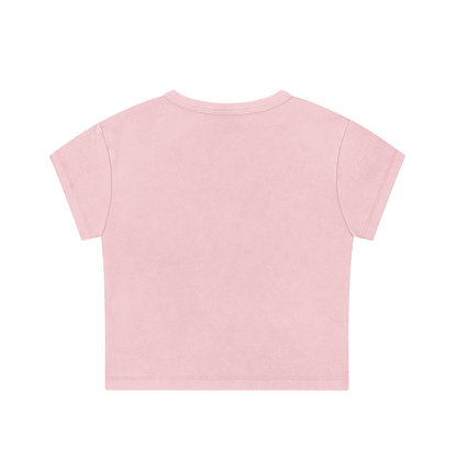 Oversized Vintage Crop Top T-shirt