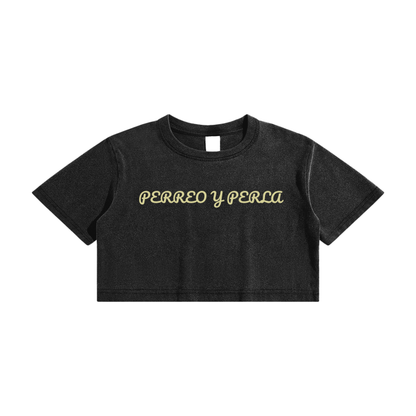 Oversized Crop Top T-Shirt